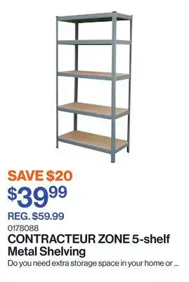 Patrick Morin 5-shelf Metal Shelving offer