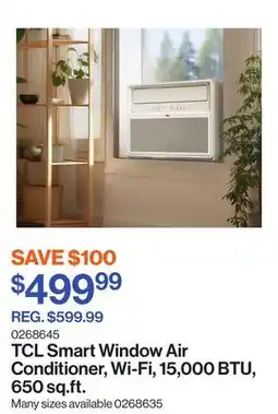 Patrick Morin Smart Window Air Conditioner, Wi-Fi, 15,000 BTU, 650 sq.ft offer