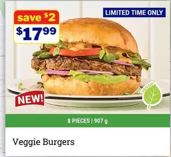 M & M Food Market Veggie Burgers offer