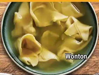 M & M Food Market Wonton Soups offer