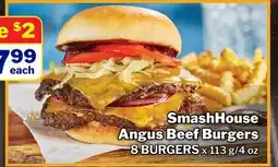 M & M Food Market SmashHouse Angus Beef Burgers offer