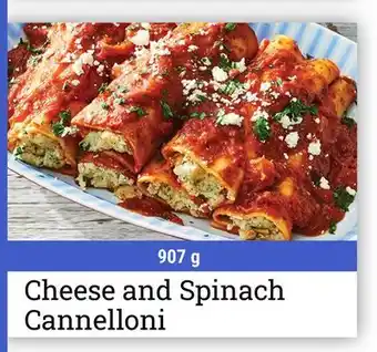 M & M Food Market Cheese and Spinach Cannelloni offer