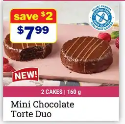 M & M Food Market Mini Chocolate Torte Duo offer