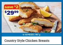 M & M Food Market Country Style Chicken Breasts offer