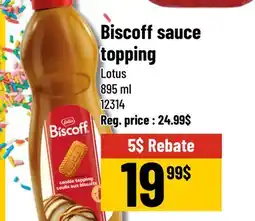 Mayrand Lotus Biscoff sauce topping offer