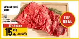 Mayrand Stripped flank steak offer