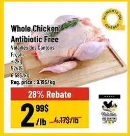 Mayrand Volailles des Cantons Whole Chicken Antibiotic Free offer