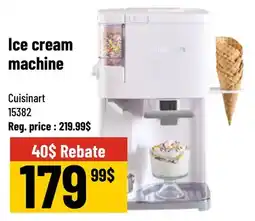 Mayrand Cuisinart Ice cream machine offer