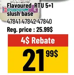 Mayrand Flavoured RTU 5+1 slush base offer