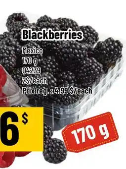 Mayrand Blueberries Raspberries Blackberries offer
