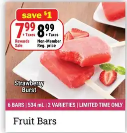 M & M Food Market Strawberry Burst Fruit Bars offer