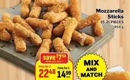 M & M Food Market Mozzarella Sticks offer