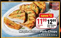 M & M Food Market Maple Butter Pork Chops offer