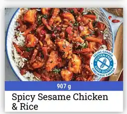 M & M Food Market Spicy Sesame Chicken & Rice offer