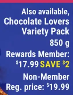 M & M Food Market Chocolate Lovers Variety Pack offer