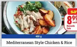 M & M Food Market Mediterranean Style Chicken & Rice offer
