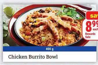M & M Food Market Chicken Burrito Bowl offer