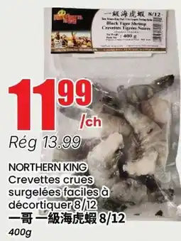 Btrust Supermarket NORTHERN KING Crevettes crues surgelées faciles à décortiquer offer