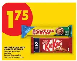 No Frills NESTLE KING SIZE CHOCOLATE BAR offer
