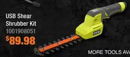 Home Depot USB Shear Shrubber Kit offer