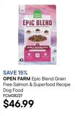 Petvalu Epic Blend Grain Free Salmon & Superfood Recipe Dog Food offer