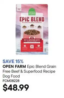 Petvalu Epic Blend Grain Free Beef & Superfood Recipe Dog Food offer