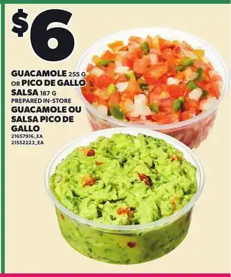 Independent City Market GUACAMOLE, 255 G OR PICO DE GALLO SALSA, 187 G offer