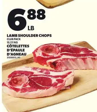 Independent City Market LAMB SHOULDER CHOPS offer