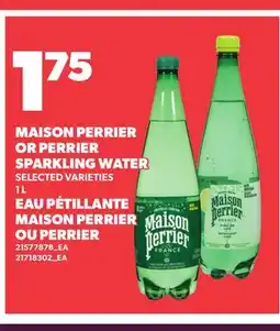 Independent City Market MAISON PERRIER OR PERRIER SPARKLING WATER offer