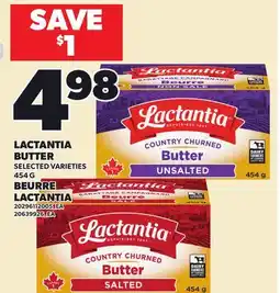 Independent City Market LACTANTIA BUTTER offer