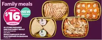 Independent City Market IN-STORE PREPARED ONE PAN FAMILY MEALS offer