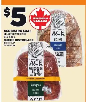 Independent City Market ACE BISTRO LOAF offer