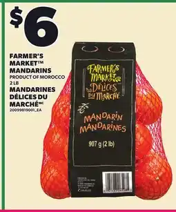 Independent City Market FARMER'S MARKET MANDARINS, 2 LB offer