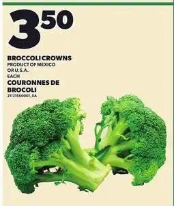 Independent City Market BROCCOLI CROWNS offer