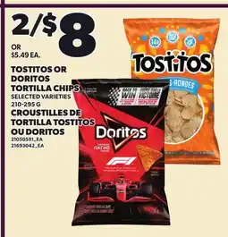Independent City Market TOSTITOS OR DORITOS TORTILLA CHIPS offer