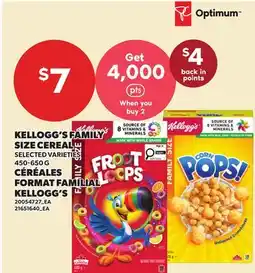 Independent City Market KELLOGG'S FAMILY SIZE CEREAL offer