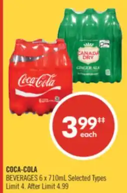 Shoppers Drug Mart COCA-COLA BEVERAGES offer