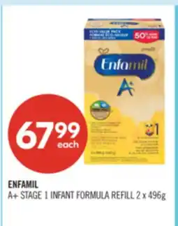 Shoppers Drug Mart ENFAMIL A+ STAGE 1 INFANT FORMULA REFILL offer