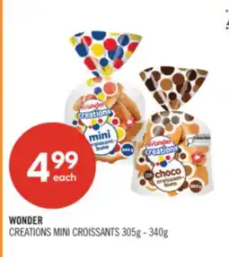 Shoppers Drug Mart WONDER CREATIONS MINI CROISSANTS 305g - 340g offer
