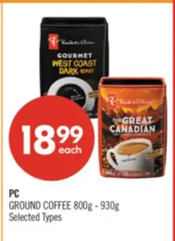 Shoppers Drug Mart PC GROUND COFFEE offer