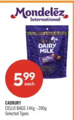 Shoppers Drug Mart CADBURY CELLO BAGS offer