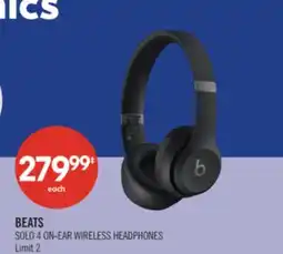 Shoppers Drug Mart BEATS SOLO 4 ON-EAR WIRELESS HEADPHONES offer