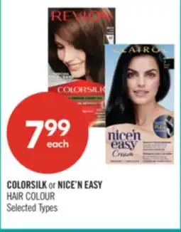 Shoppers Drug Mart COLORSILK or NICE'N EASY HAIR COLOUR offer