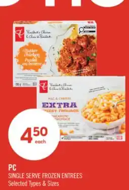 Shoppers Drug Mart PC SINGLE SERVE FROZEN ENTREES offer