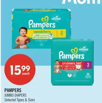 Shoppers Drug Mart PAMPERS JUMBO DIAPERS offer