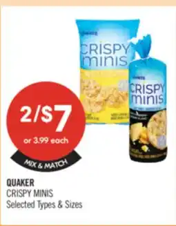 Shoppers Drug Mart QUAKER CRISPY MINIS offer