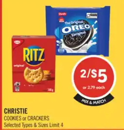Shoppers Drug Mart CHRISTIE COOKIES or CRACKERS offer