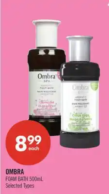 Shoppers Drug Mart OMBRA FOAM BATH offer