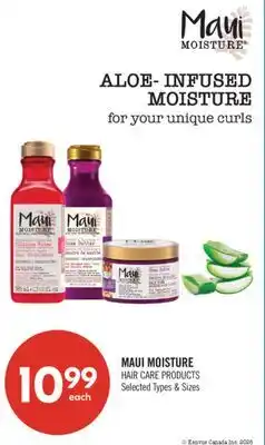 Shoppers Drug Mart MAUI MOISTURE HAIR CARE PRODUCTS offer
