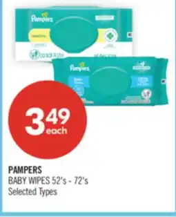 Shoppers Drug Mart PAMPERS BABY WIPES offer